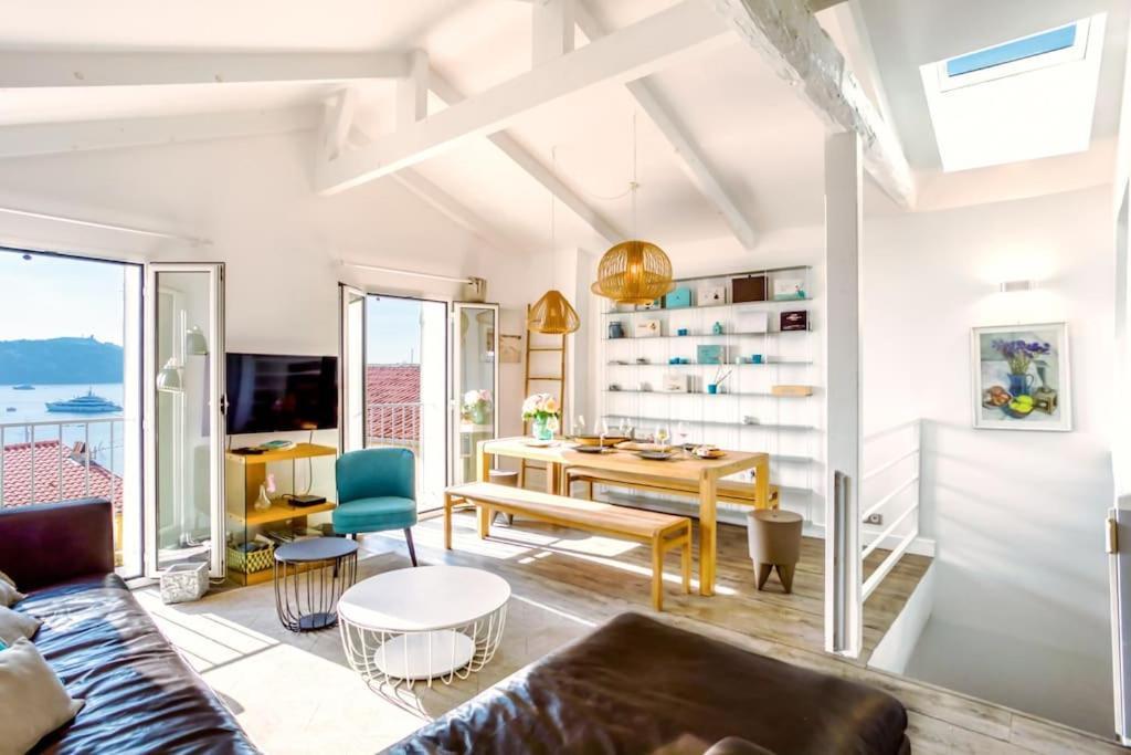 #40 Bright Sea View Suite For 6 2Mins Walk Port & Sea Βιλφράνς-συρ-Μερ Εξωτερικό φωτογραφία