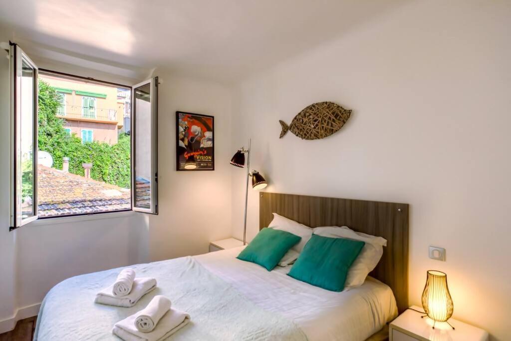 #40 Bright Sea View Suite For 6 2Mins Walk Port & Sea Βιλφράνς-συρ-Μερ Εξωτερικό φωτογραφία
